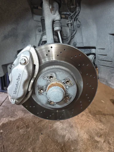 Brake disc and caliper assembly
